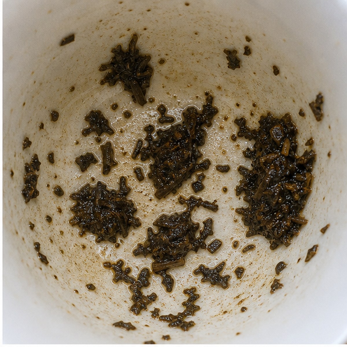 Vegetables tea leaves cup variation one
