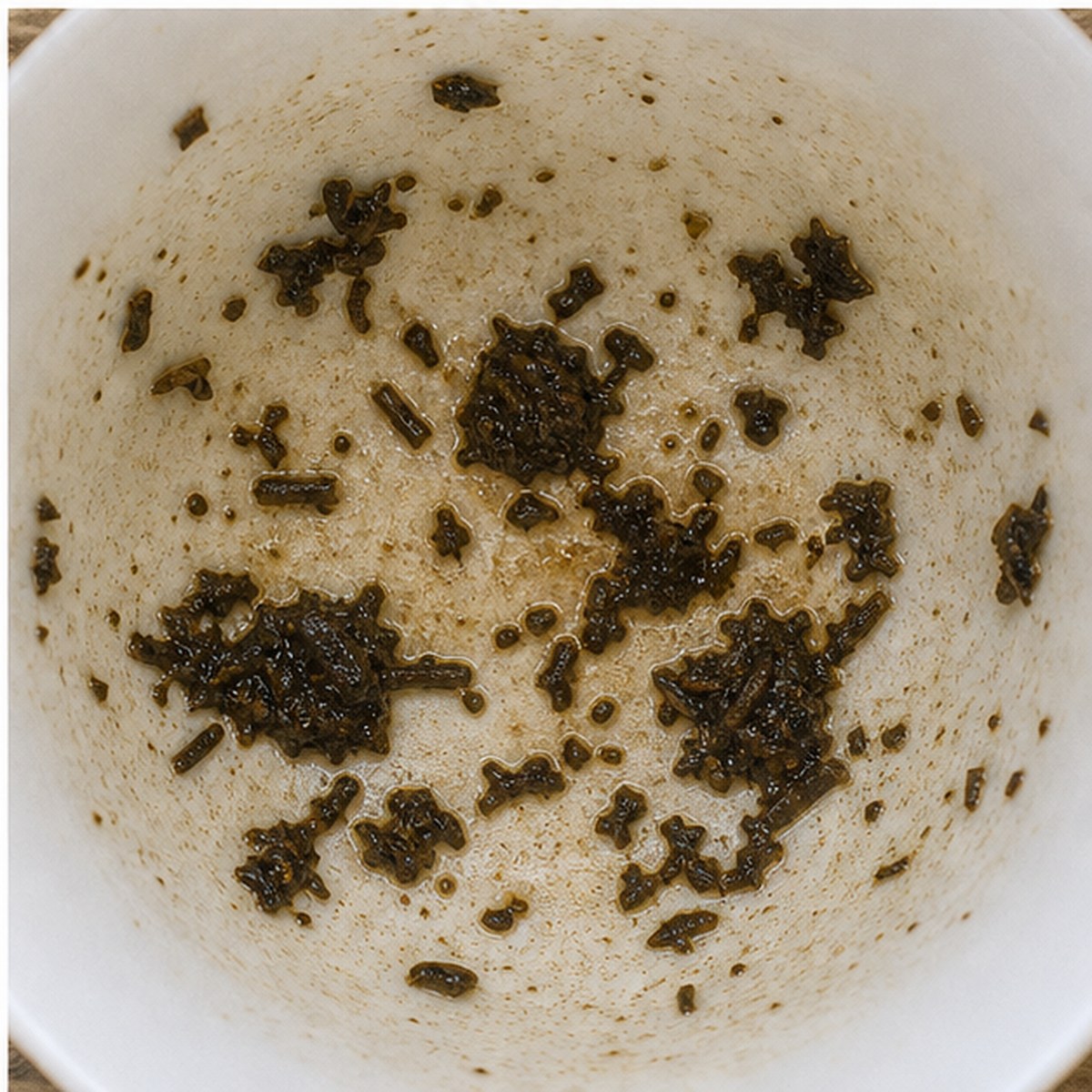 Vegetables tea leaves cup variation three