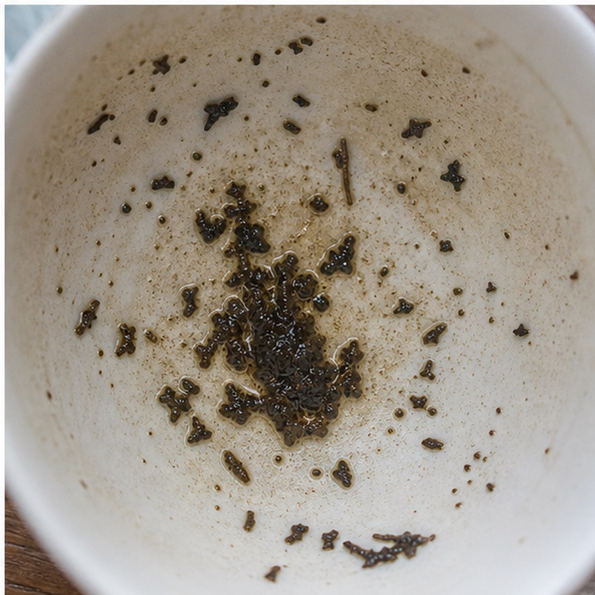 Violin tea leaves cup variation three