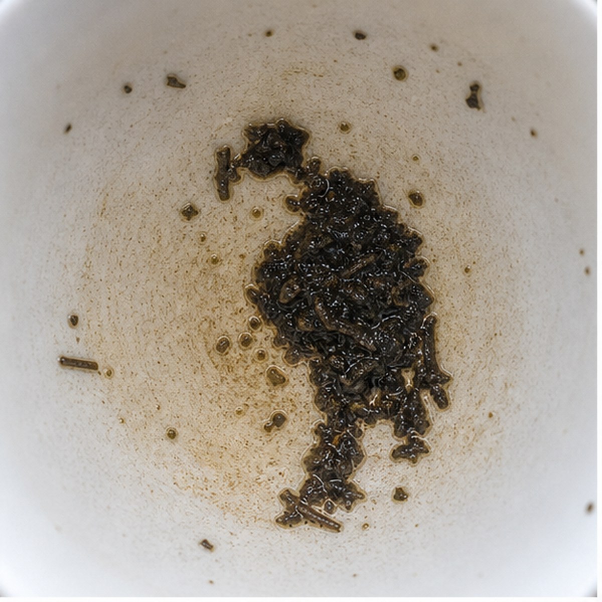 Vulture tea leaf reading cup example