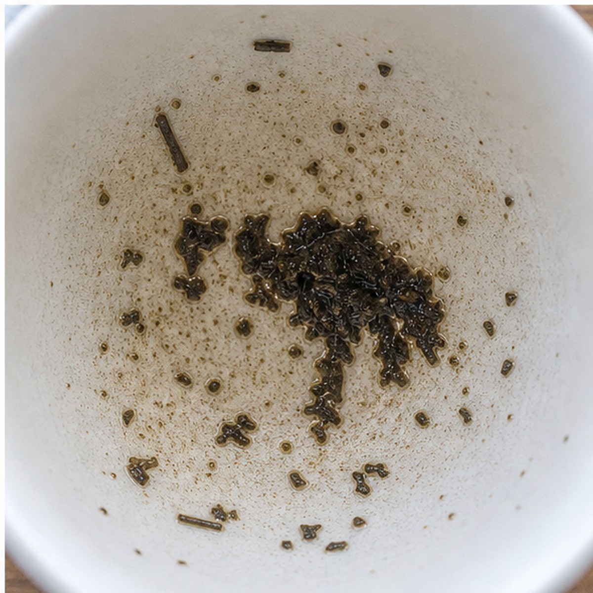 Vulture tea leaves cup variation three