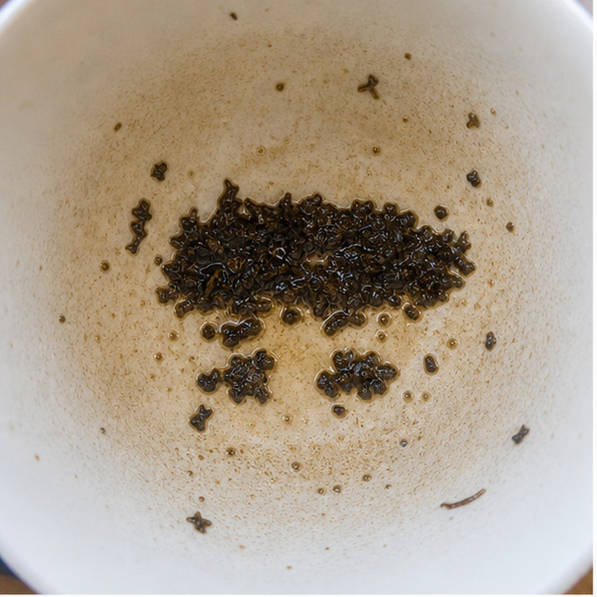 Wagon tea leaf reading cup example
