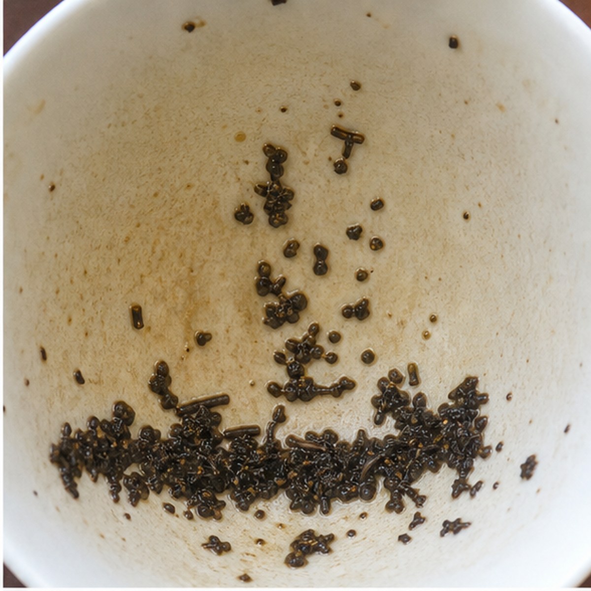 Wallflower tea leaves cup variation one