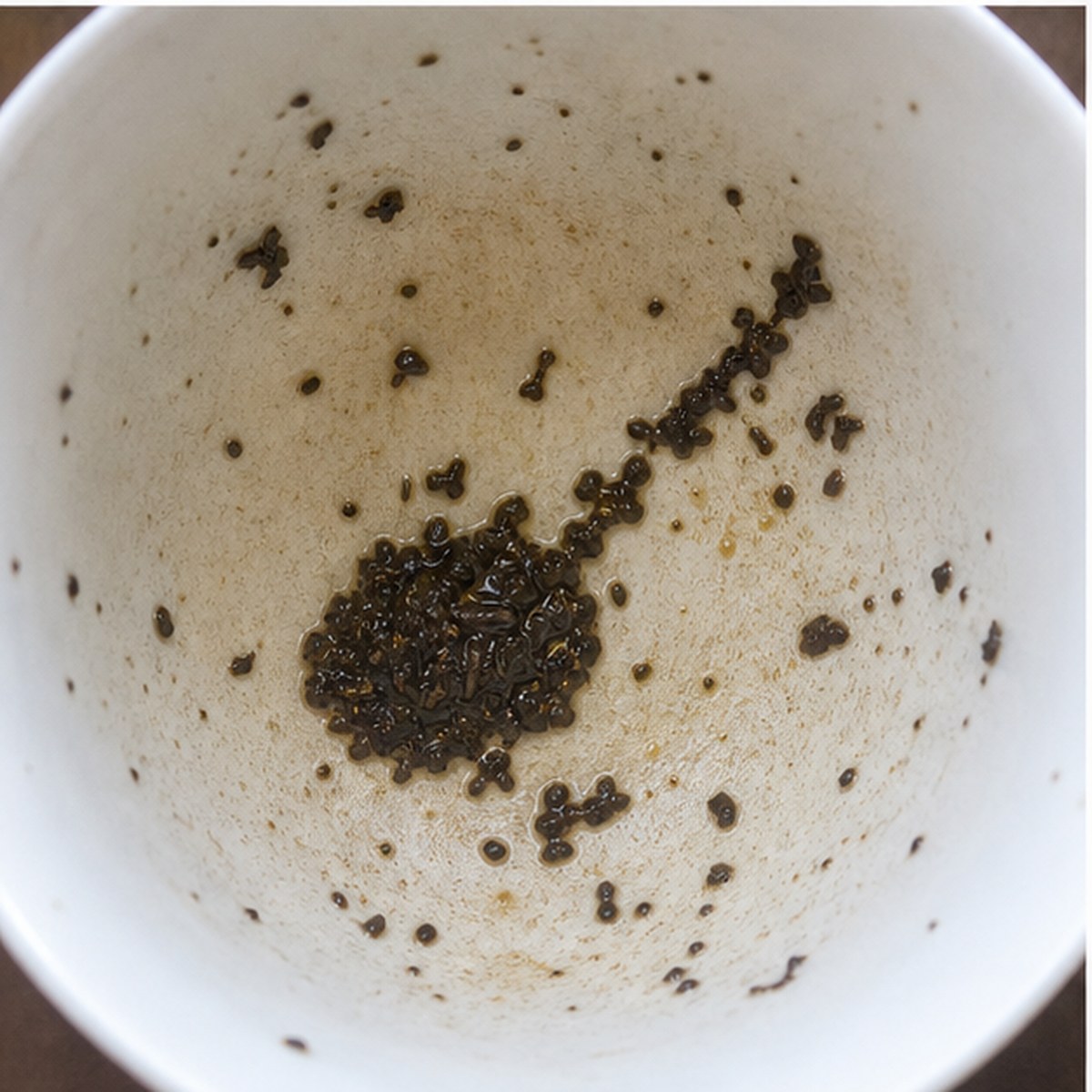 Warming Pan tea leaves cup variation two
