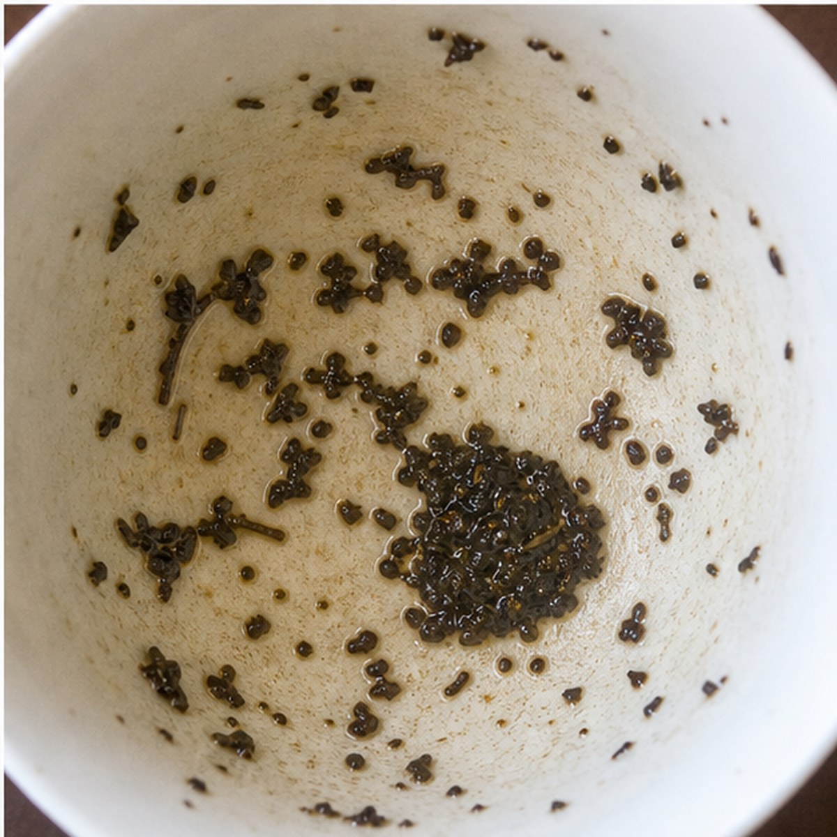 Warming Pan tea leaves cup variation three