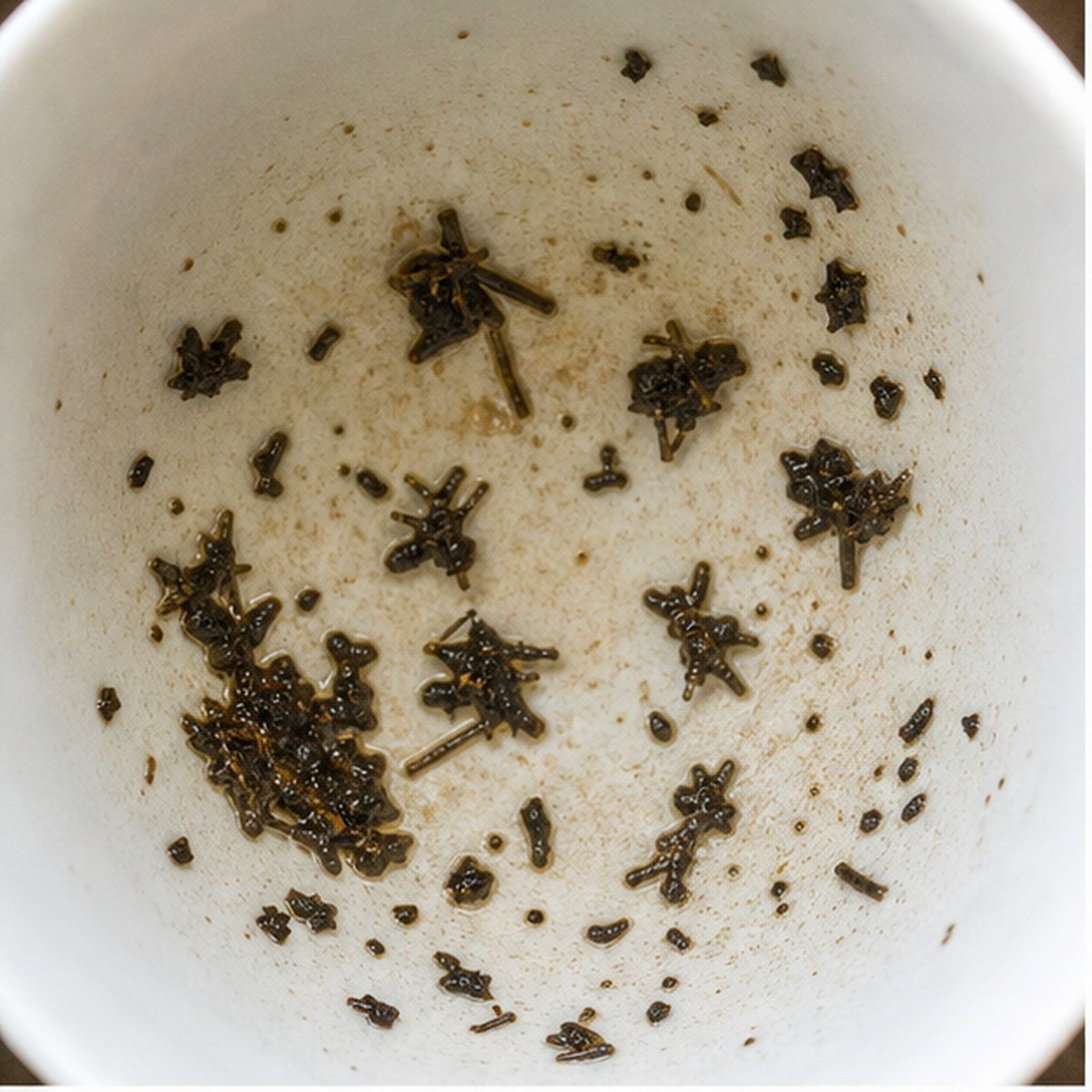 Wasps tea leaf reading cup example