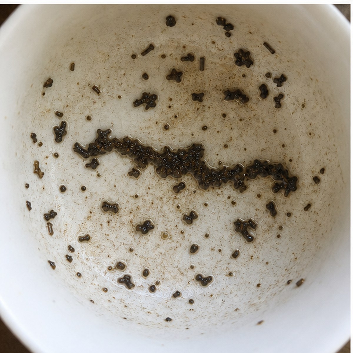 Weasel tea leaves cup variation two