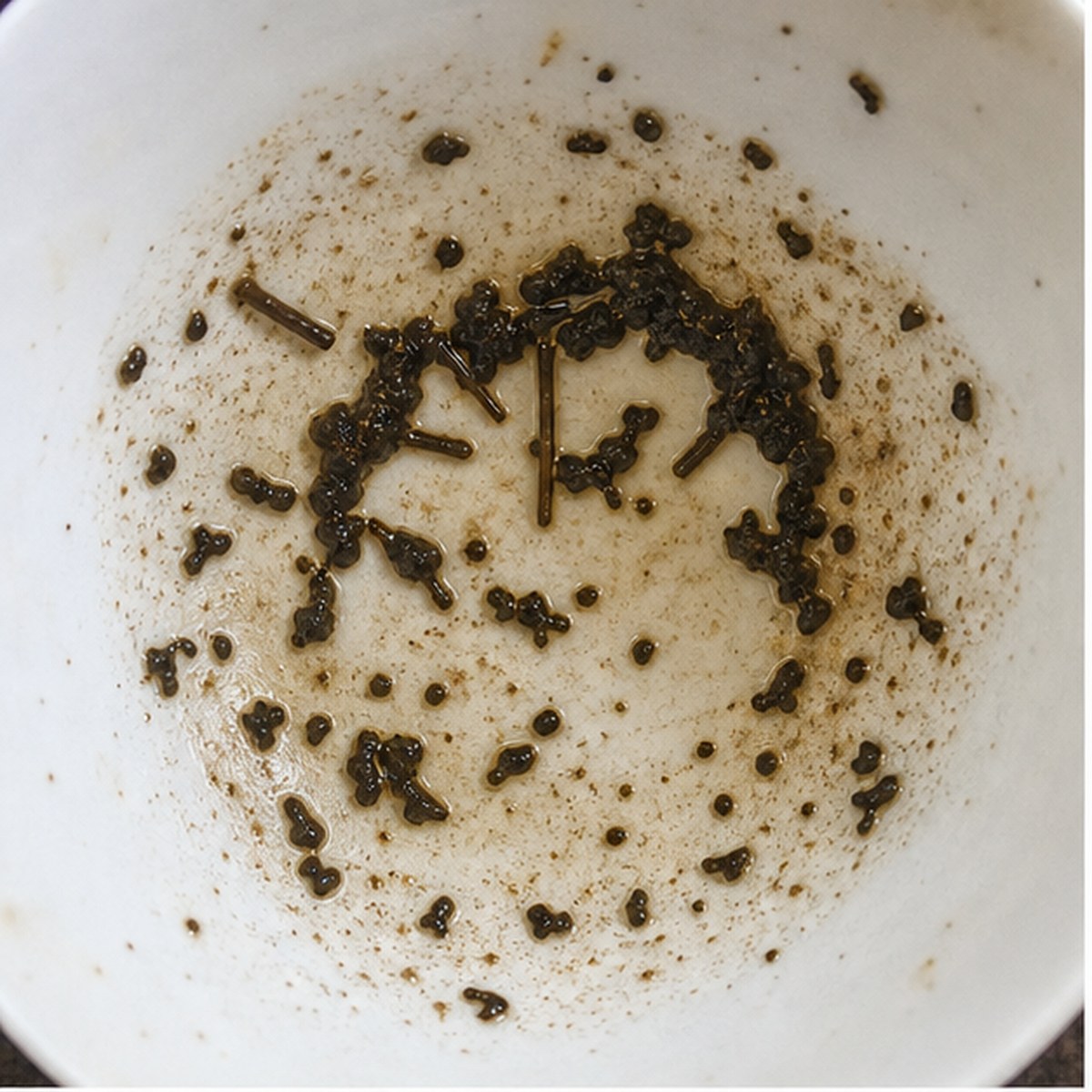 Wheel tea leaf reading cup example