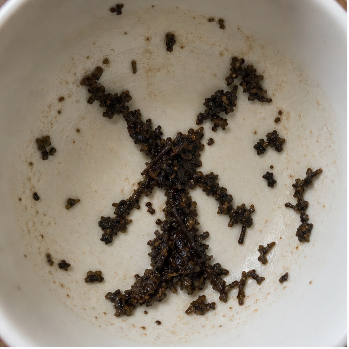 Windmill tea leaf reading cup example