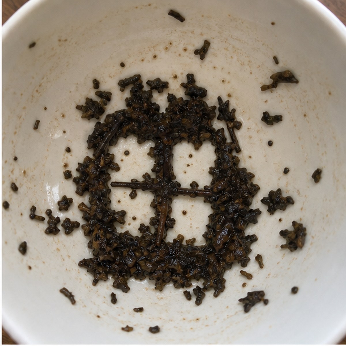 Window tea leaves cup variation one