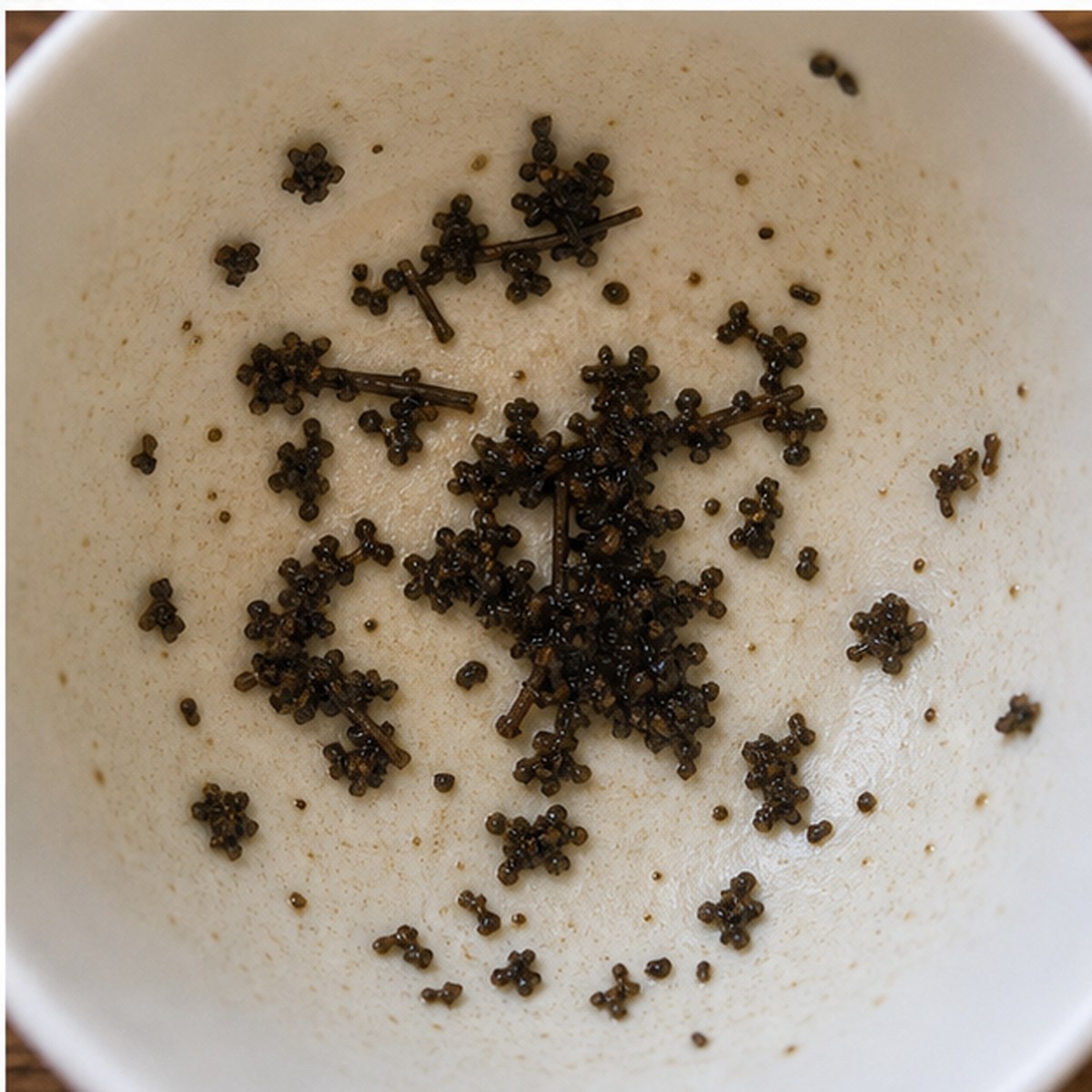 Witness Box tea leaves cup variation three