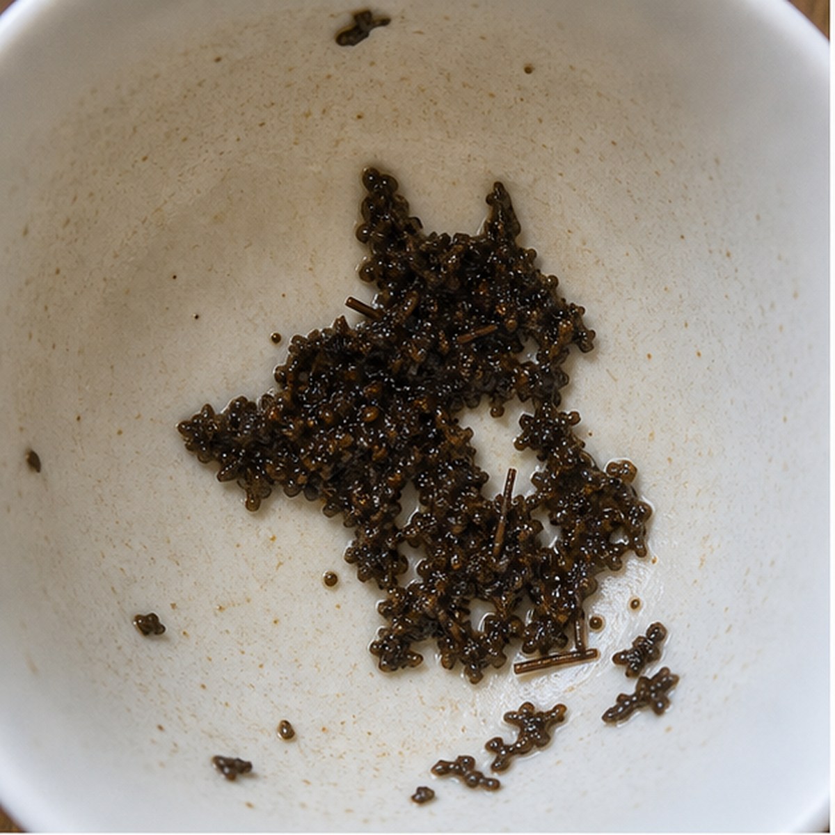 Wolf tea leaf reading cup example