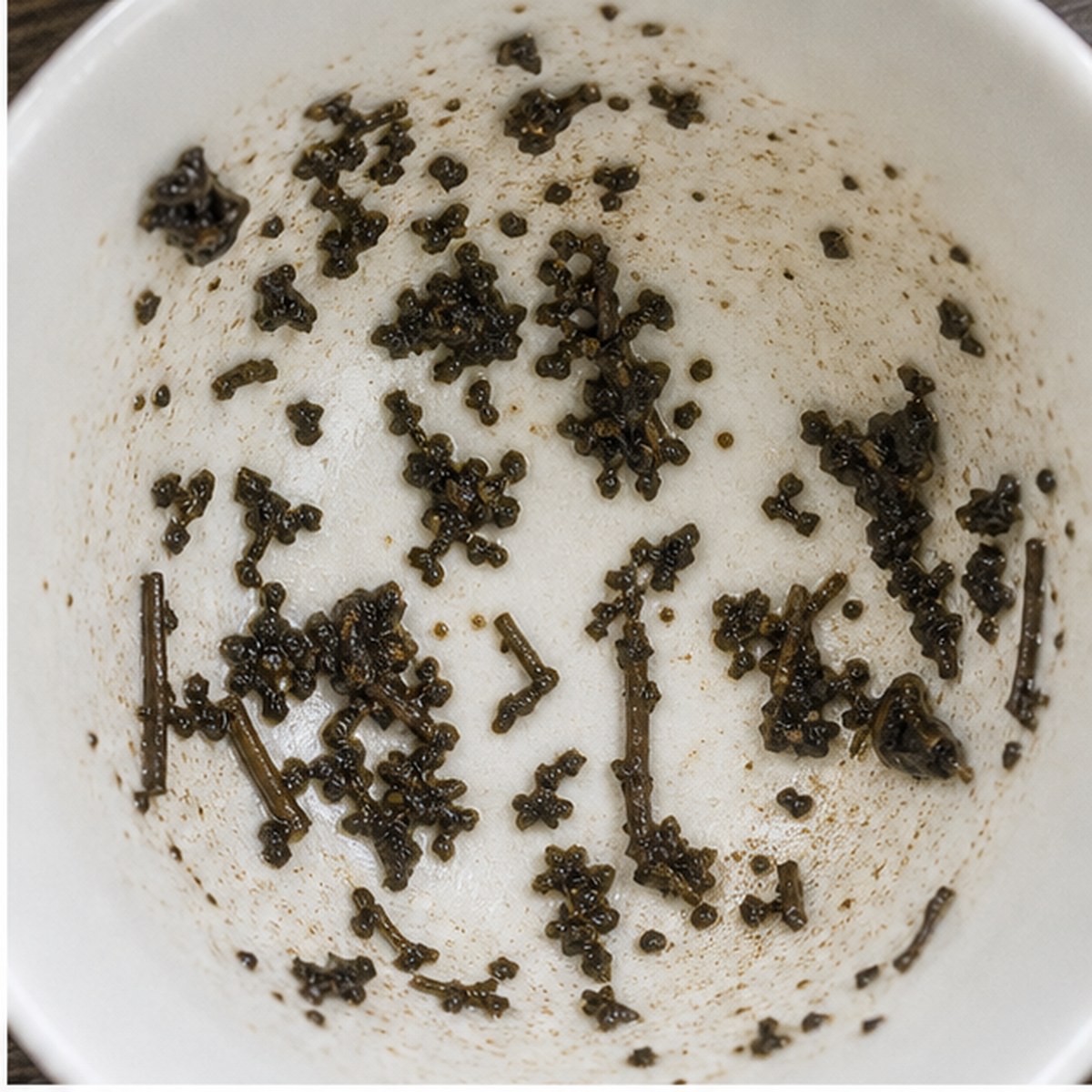 Yew Tree tea leaves cup variation one