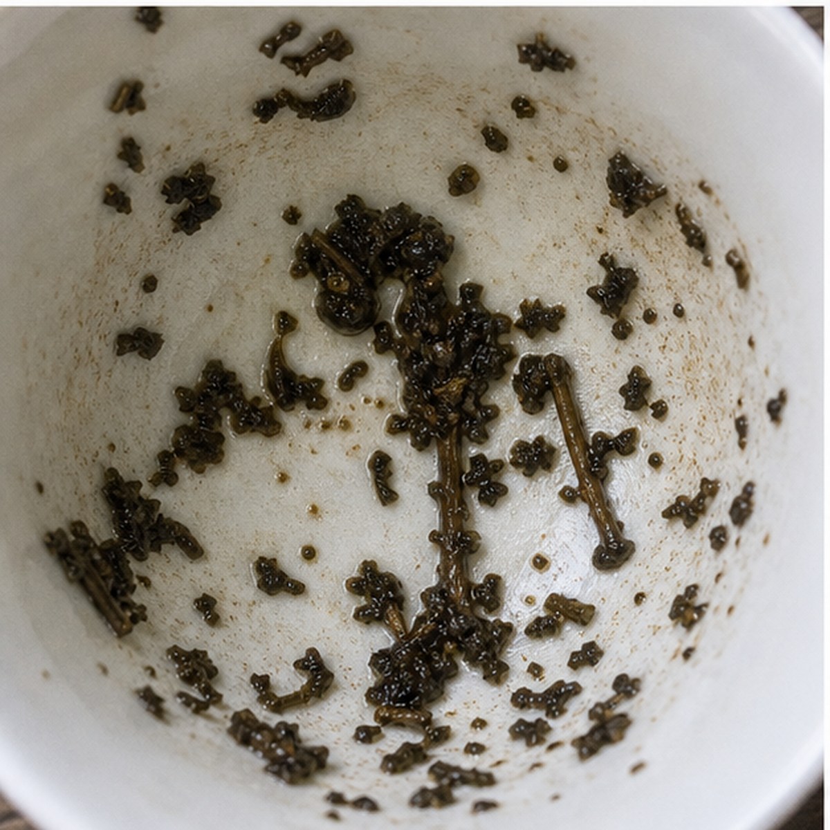 Yew Tree tea leaves cup variation two