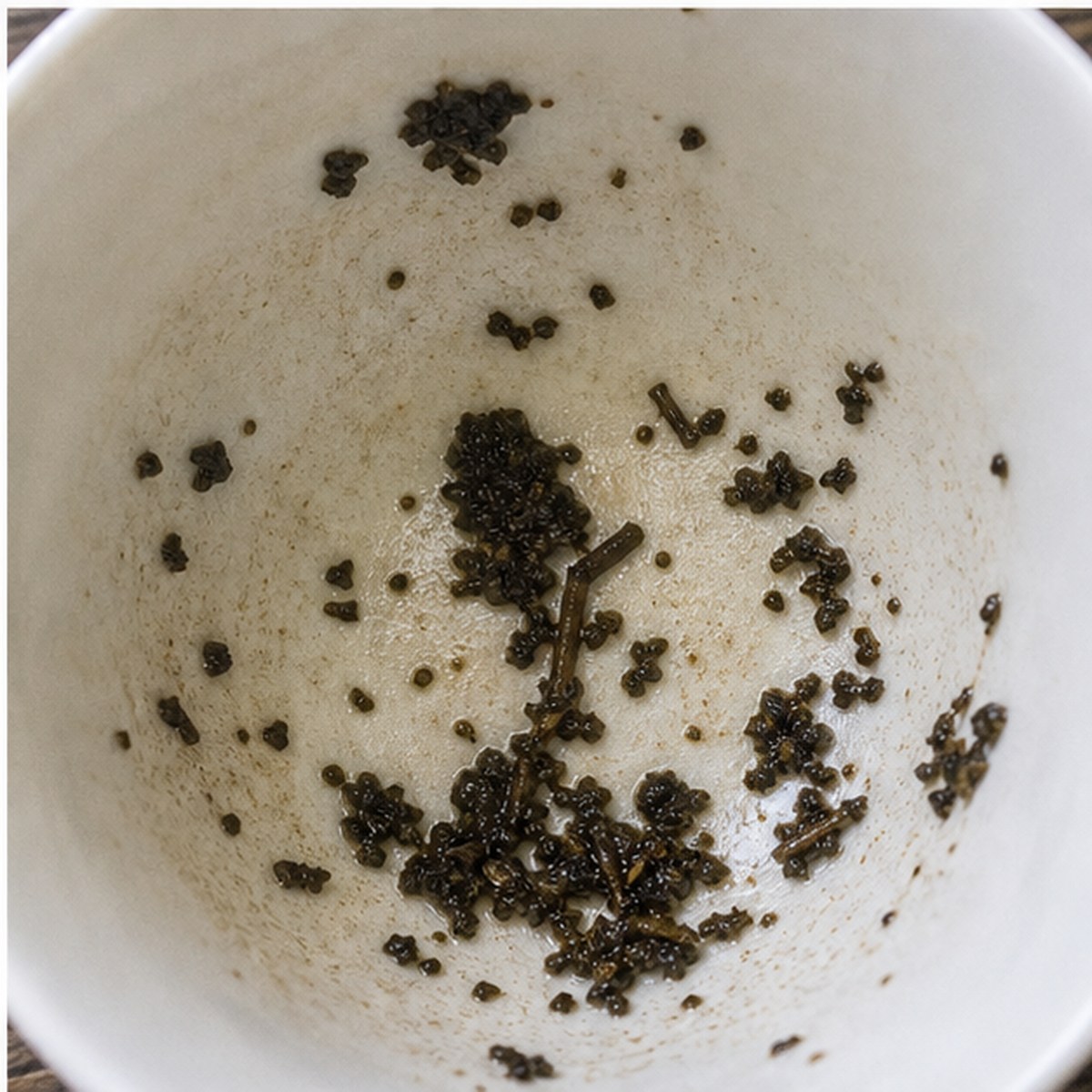 Yew Tree tea leaves cup variation three