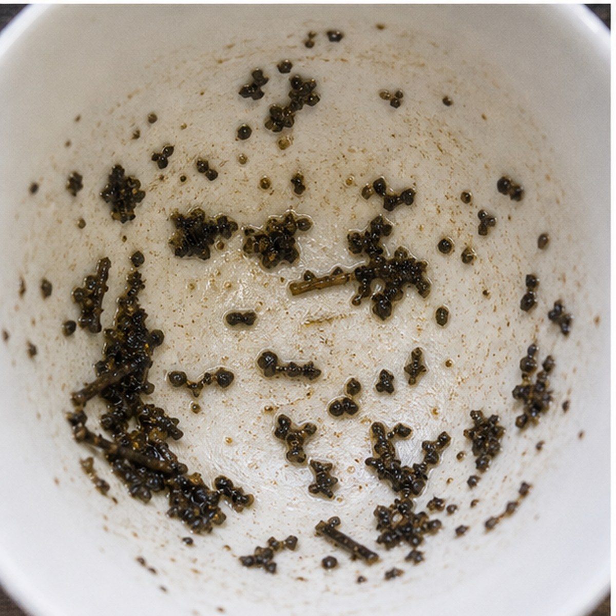 Zebra tea leaves cup variation two