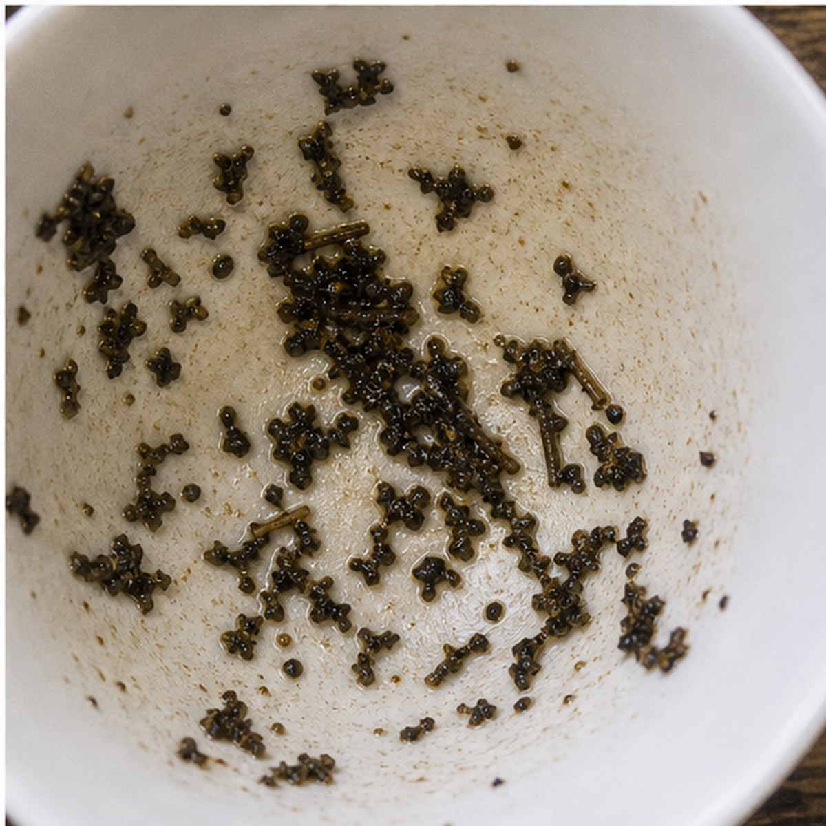 Zebra tea leaves cup variation three